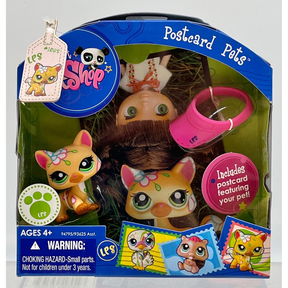 2009 Littlest Pet Shop-Postcard Pets #1582 94795/93625 Asst. NIB